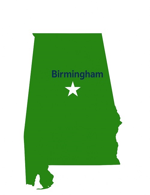 Birmingham AL Map